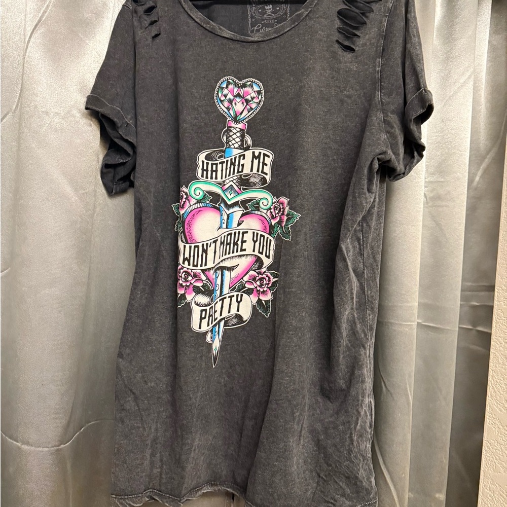 Beautiful Disaster Clothing Line distressed shirt